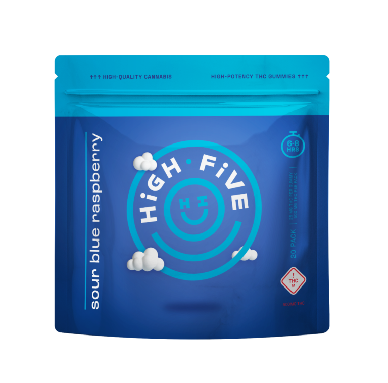 Sour Blue Raspberry Gummy Package